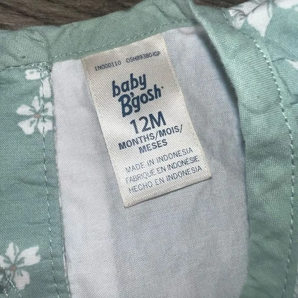 🏈 Baby B'gosh Green Summer Dress